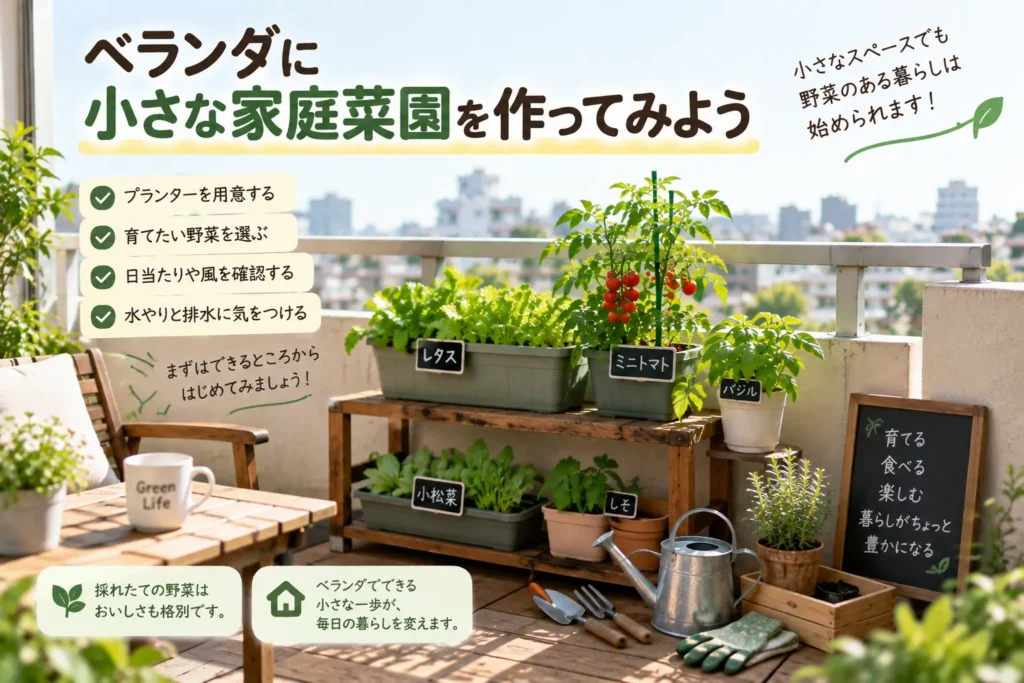 ベランダ菜園